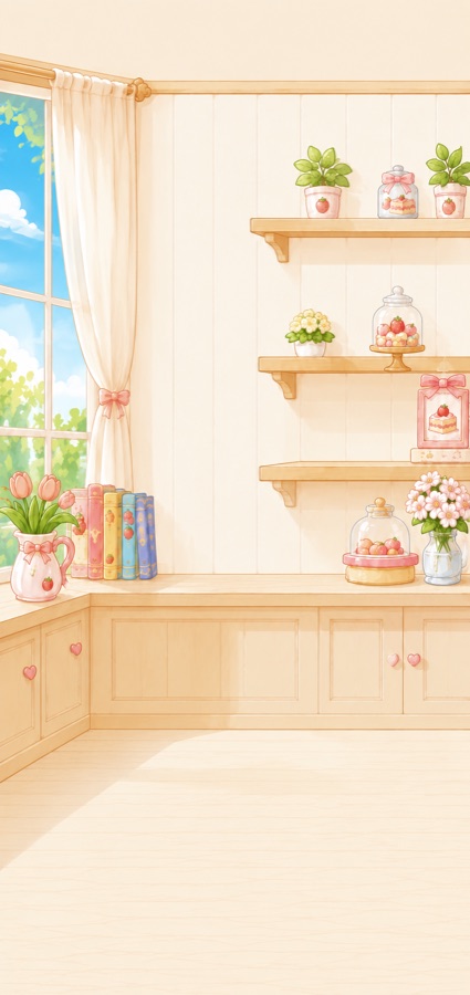 Cozy Bakery study room