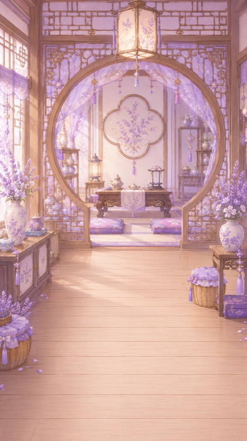 Lavender Palace study room
