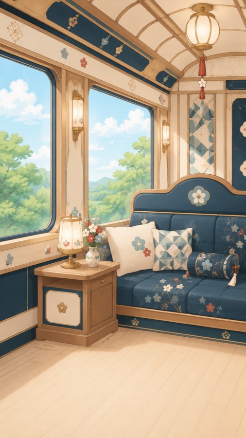 Afternoon Train room